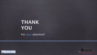 THANK
YOU





!

For your attention!

www.company-ije.com
E-Mail: h e j o b h u n t r . c
Phone: +49 (0) 8363 219011 / k o l b y @ tinfo@company-o m
u s dije.com . i n
.kolby

 