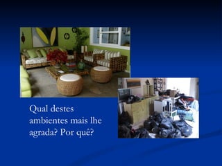 Qual destes ambientes mais lhe agrada? Por quê? 
