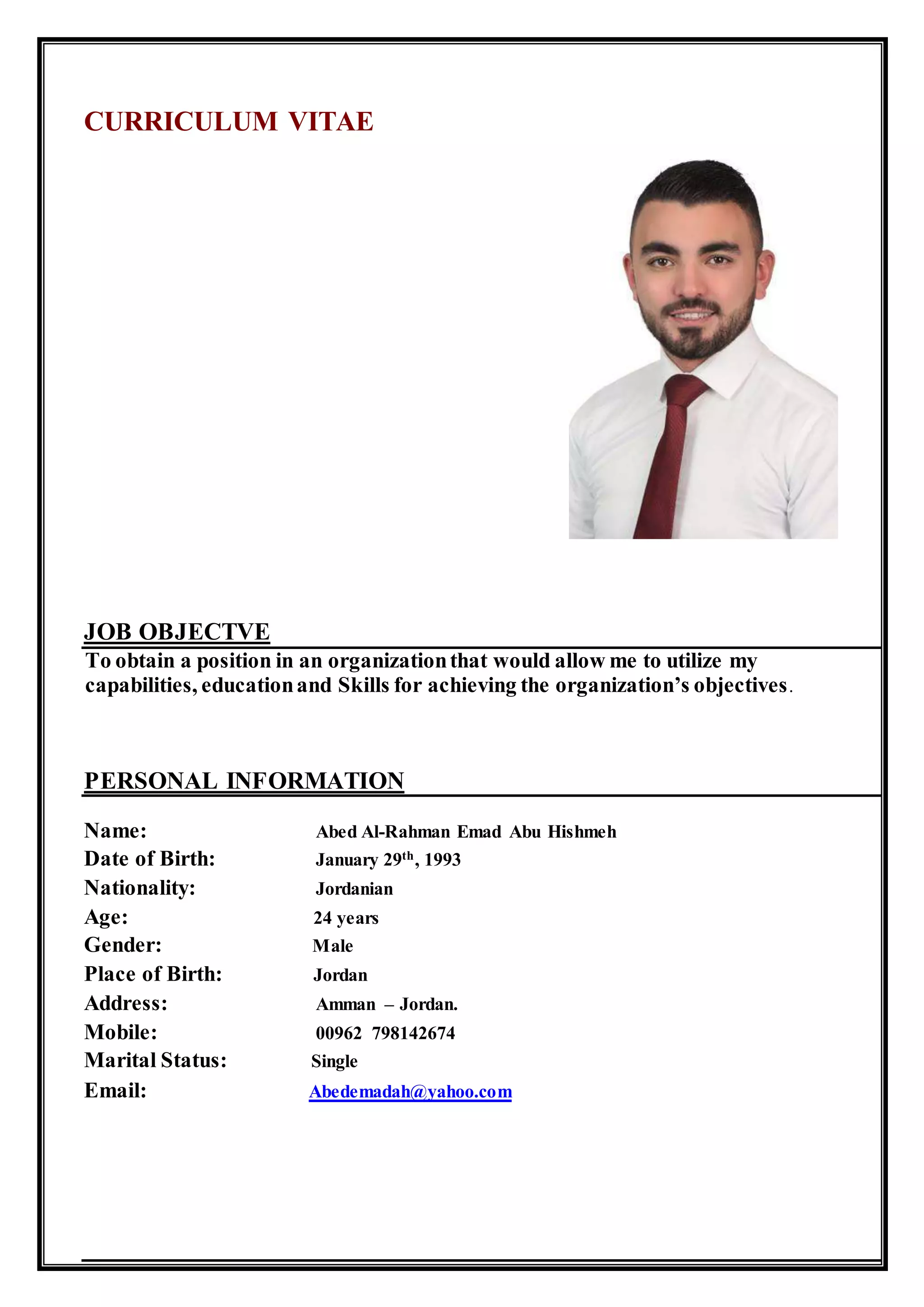 My CV1 | PDF