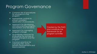 Program Management Oversight Program Management | PDF