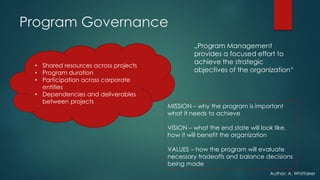 Program Management | PDF