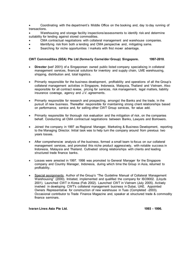 GC latest CV Jan 2016 doc | PDF