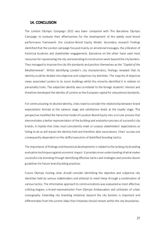 Phd thesis on brand equity