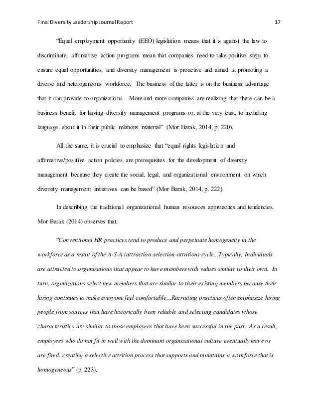 Diversity management research papers journals