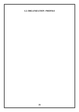 [3]
1.2. ORGANIZATION PROFILE
 
