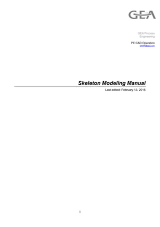 Skeleton Modeling Manual | PDF