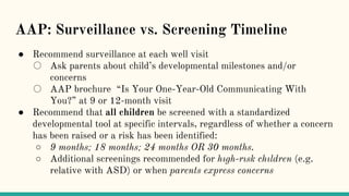 Autism Spectrum Disorder (ASD) Presentation | PDF