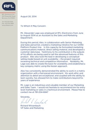 Reference Letter-A. Lago-8.15.14