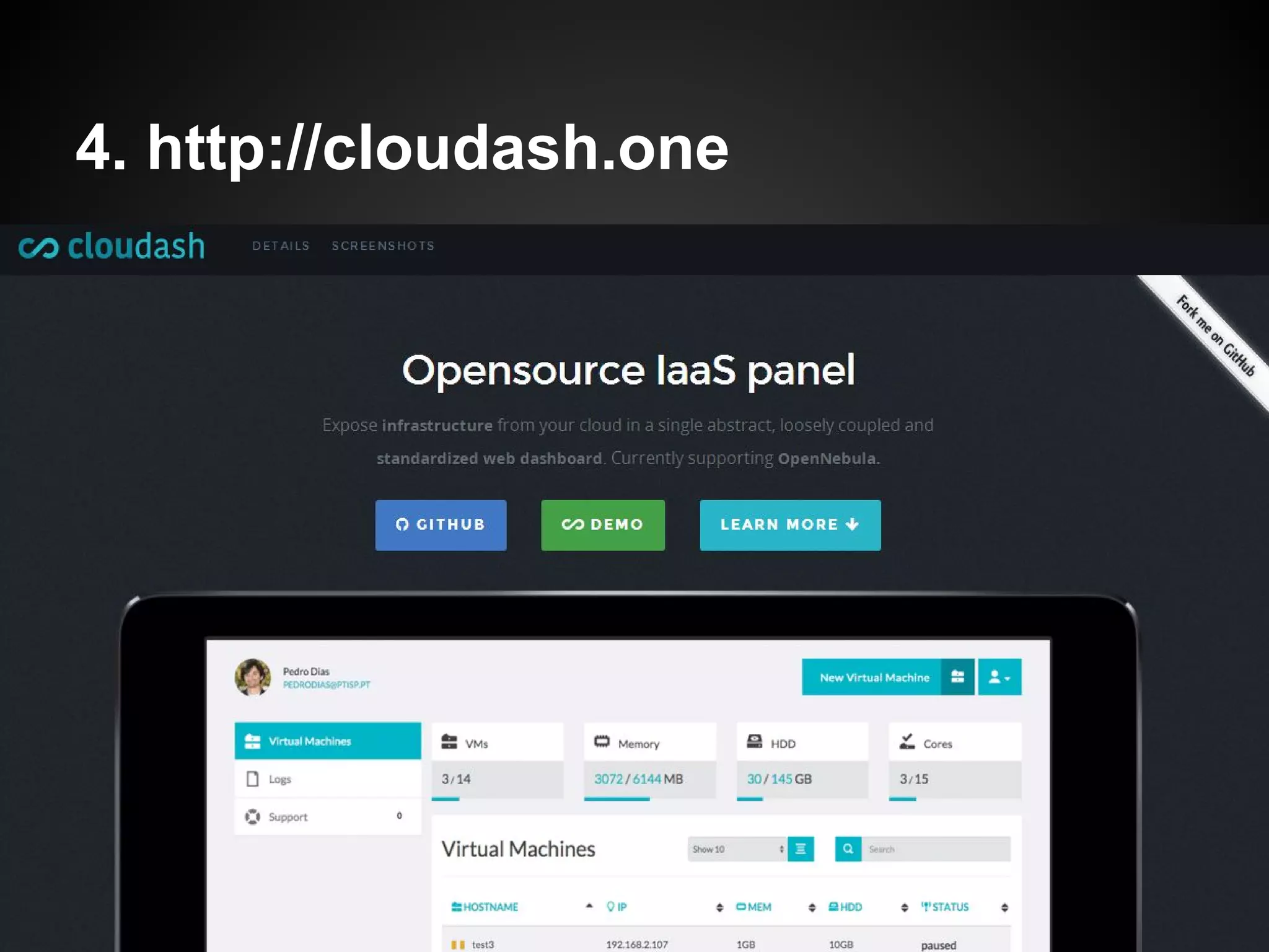 4. http://cloudash.one
 