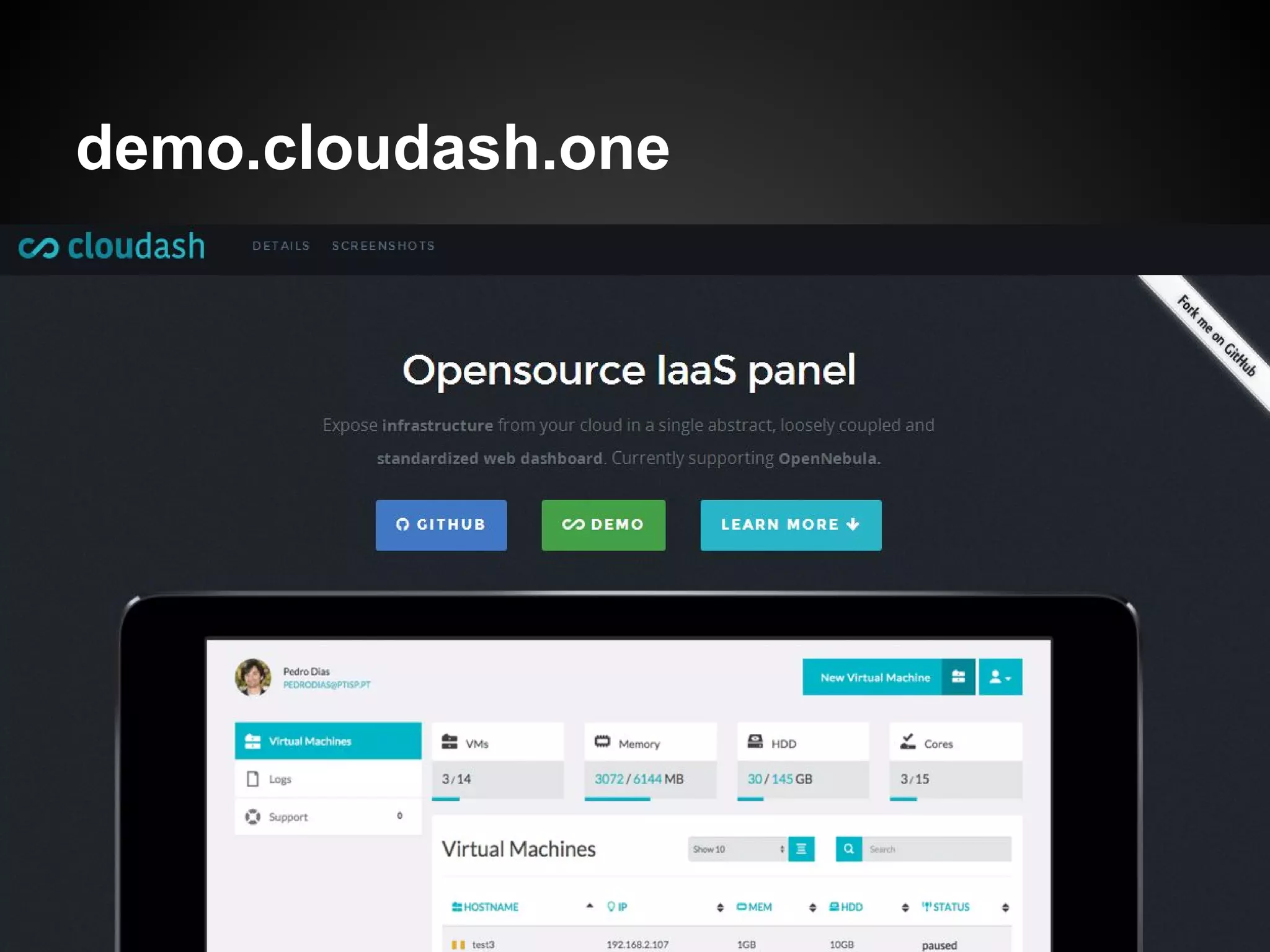 demo.cloudash.one
 