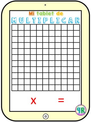 x =
M U L T I P L I C A R
 