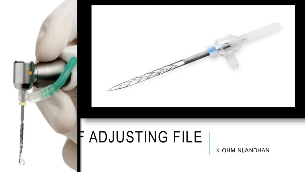 self ADJUSTING FILE