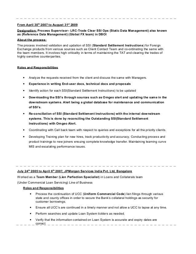content writer resumes