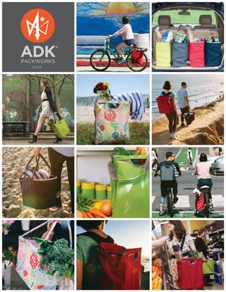®
2016
ADK Packbasket
Accessories
Accessories fit all Packbaskets.
Packbaskets not included. Not
compatible with Market Baskets
Backpack System
BGN10
For more information please
contact us at:
info@adkpackworks.com
T. (888) 235-7011
F. (802) 863-6888
229 Main St, Studio 2D
Vergennes VT 05491
 