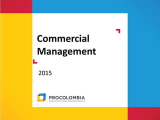 Commercial
Management
2015
 
