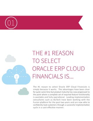 Top 10 Reasons to Choose Oracle ERP Cloud Financials | PDF