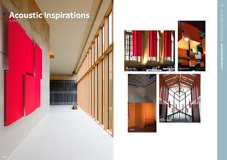 AcousticPanels&SoundMasking–AcousticInspirations
RestaurantRestaurant
Acoustic InspirationsInstallations
Office
Hotel
Public Space
41
 