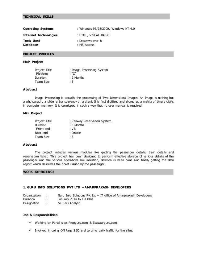 selvam resume