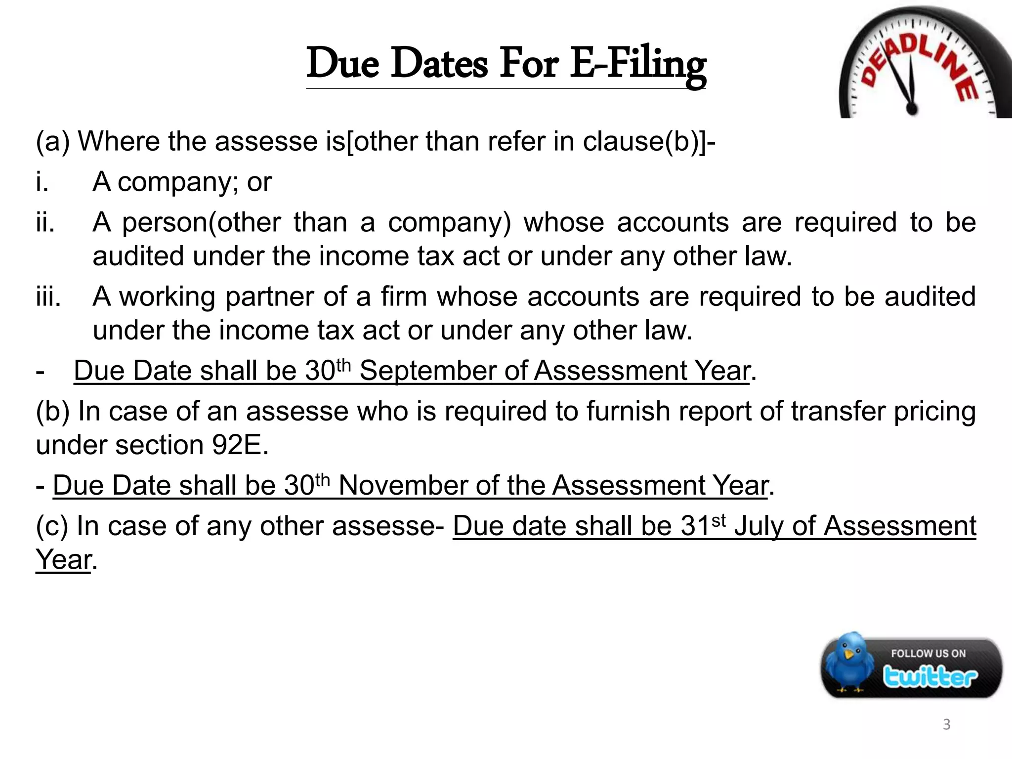 Presentation on-Income Tax Return Filing. | PPTX