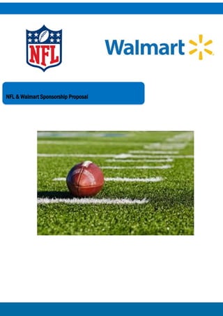 NFL & Walmart Sponsorship Proposal
 