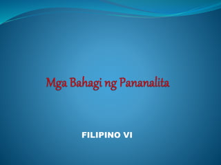 FILIPINO VI
 