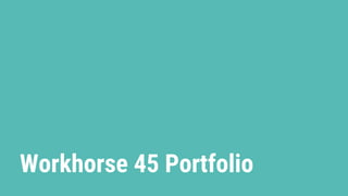 Workhorse 45 Portfolio
 