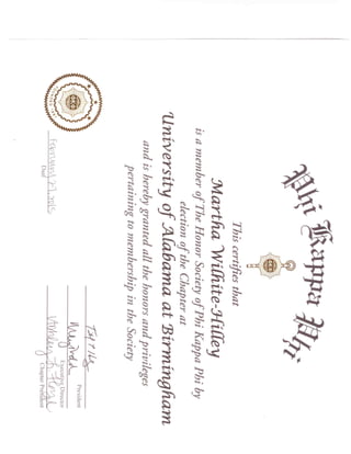 Phi Kappa Phi Honor Society