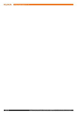 22 / 33 Issued: 20.04.2018 Version: MA ES KR CYBERTECH A1-A3 00-316-394, 00-316-396 V1
Energy Supply System A1 - A3
 