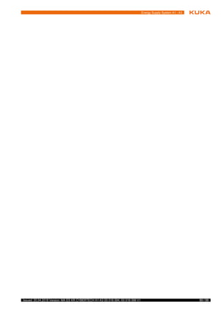 33 / 33Issued: 20.04.2018 Version: MA ES KR CYBERTECH A1-A3 00-316-394, 00-316-396 V1
Energy Supply System A1 - A3
 