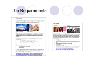 The Requirements
 