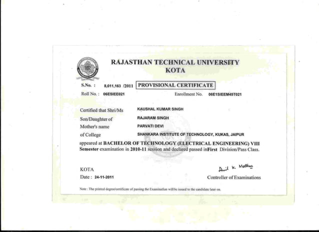 BTECH COMPRESED CERTIFICATE | PDF