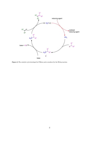 3
Figure 2. The catalytic cycle developed by O’Brien and co-workers for the Wittig reaction.
 