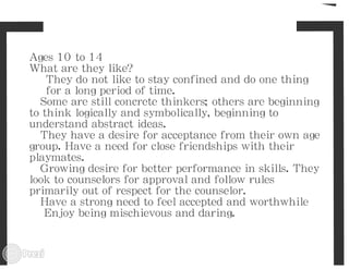 Youth Specialist Training