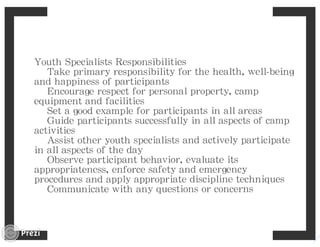 Youth Specialist Training