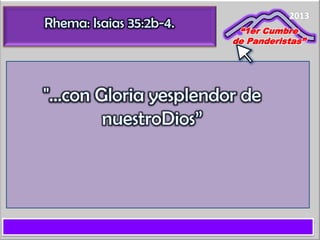 “1er Cumbre
de Panderistas”
2013
 