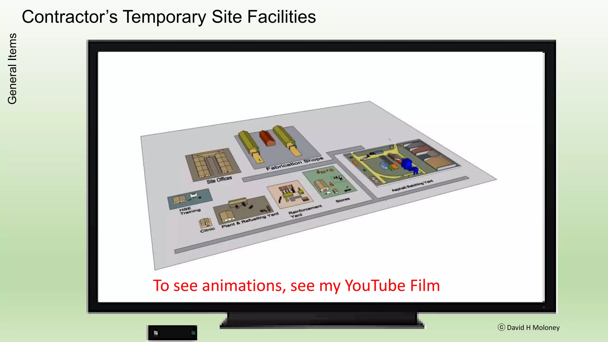 Temporary Roads & Entrances
ⓒ David H Moloney
GeneralItems
 
