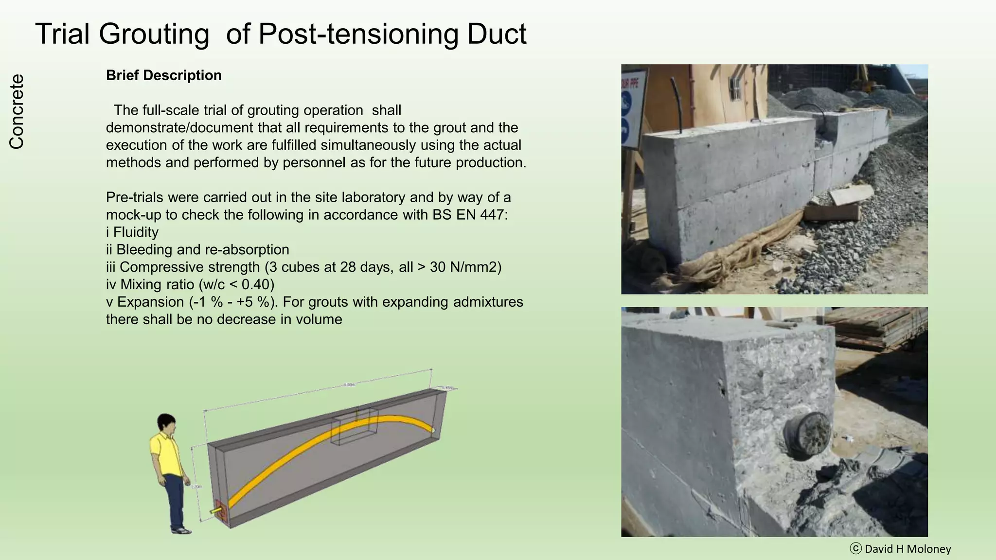 Quarry & Aggregate Production
ⓒ David H Moloney
Concrete
 