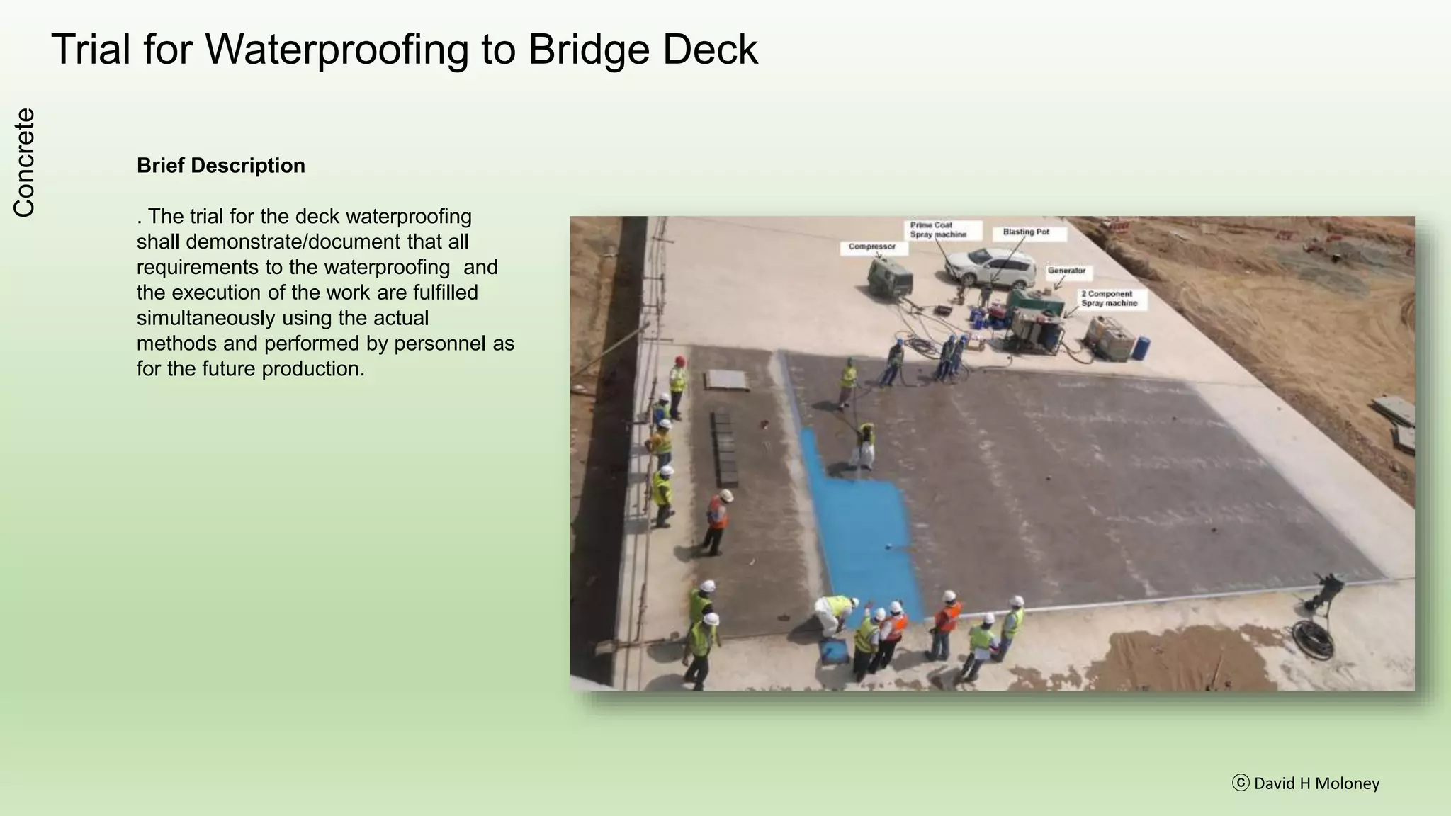 Reinforcement Cutting & Bending Yard
ⓒ David H Moloney
Concrete
Brief Description
Reinforcement in 12 m lengths.
Delivery in 3 ton Bundles
 