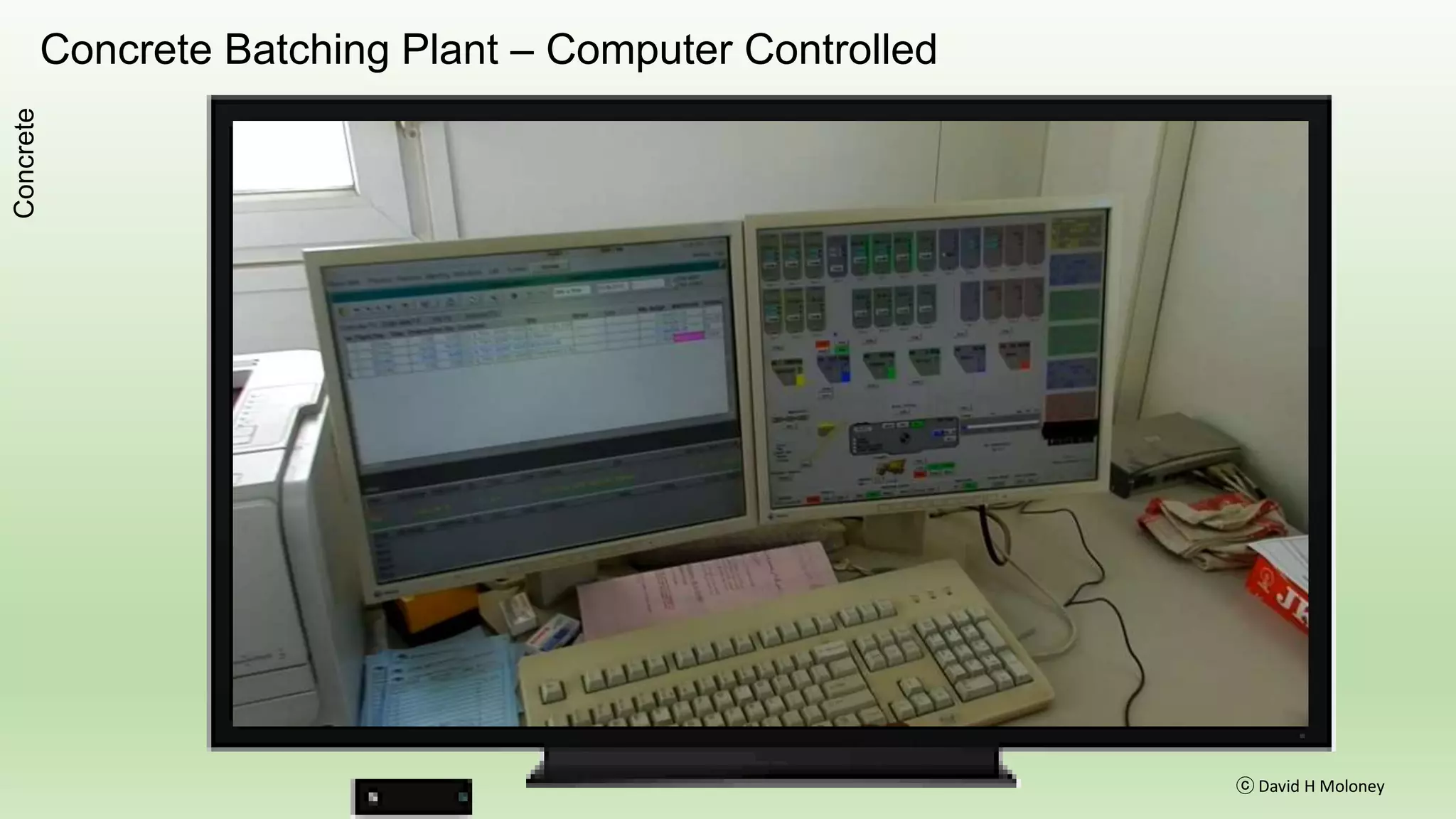Reinforced Wall Construction Sequence
ⓒ David H Moloney
Concrete
 