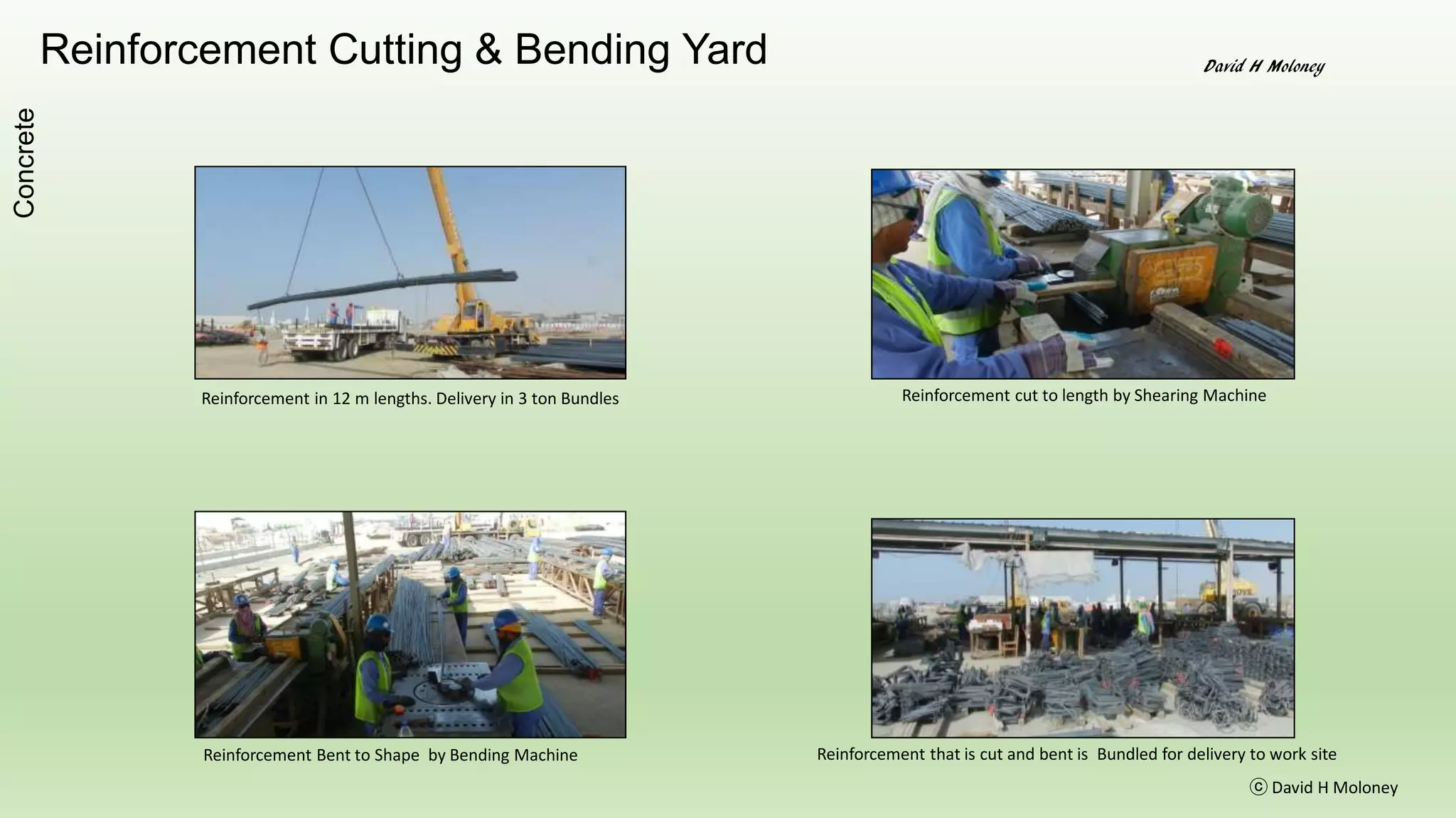 Bridge Construction Sequence David H Moloney
ⓒ David H Moloney
Concrete
 