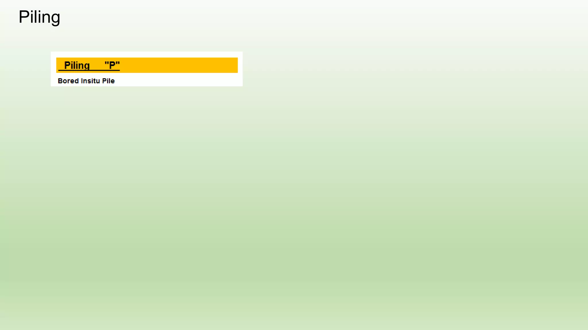 Fencing
Miscellaneous
 