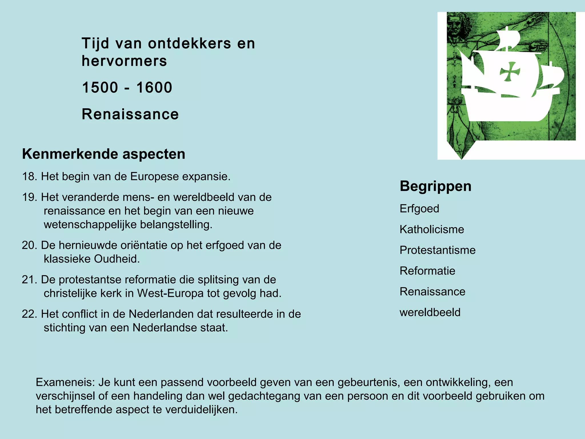 0b tien tijdvakken en kenmerkende aspecten | PPT