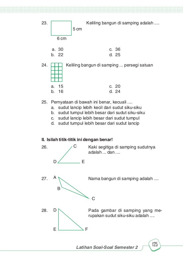  keliling  dan  luas  bangun  datar 