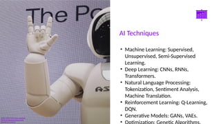artificial intelligence tools and techniques | PPTX
