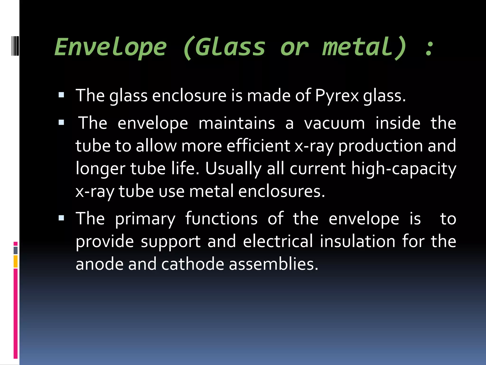 PARTS OF X-RAY TUBE | PPTX