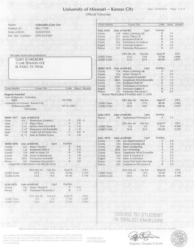 umkc transcript PDF