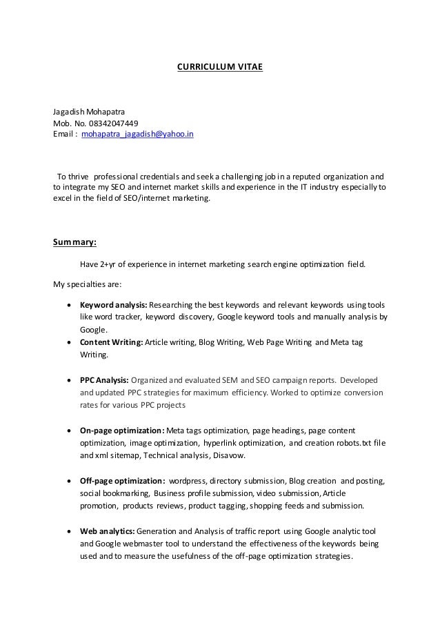 latest resume