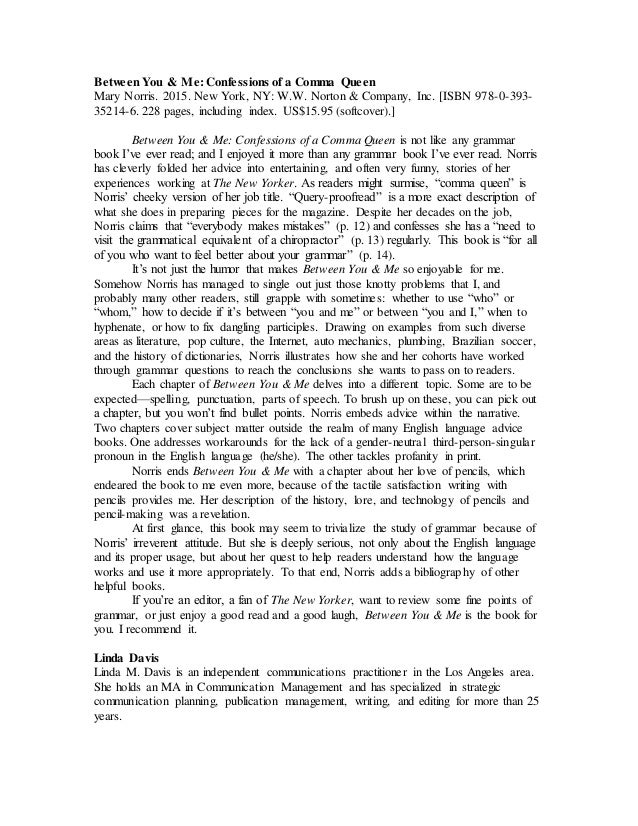 Norris Between 15 Review Norris Between 15 Review