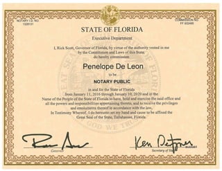 Notary Public - Certification