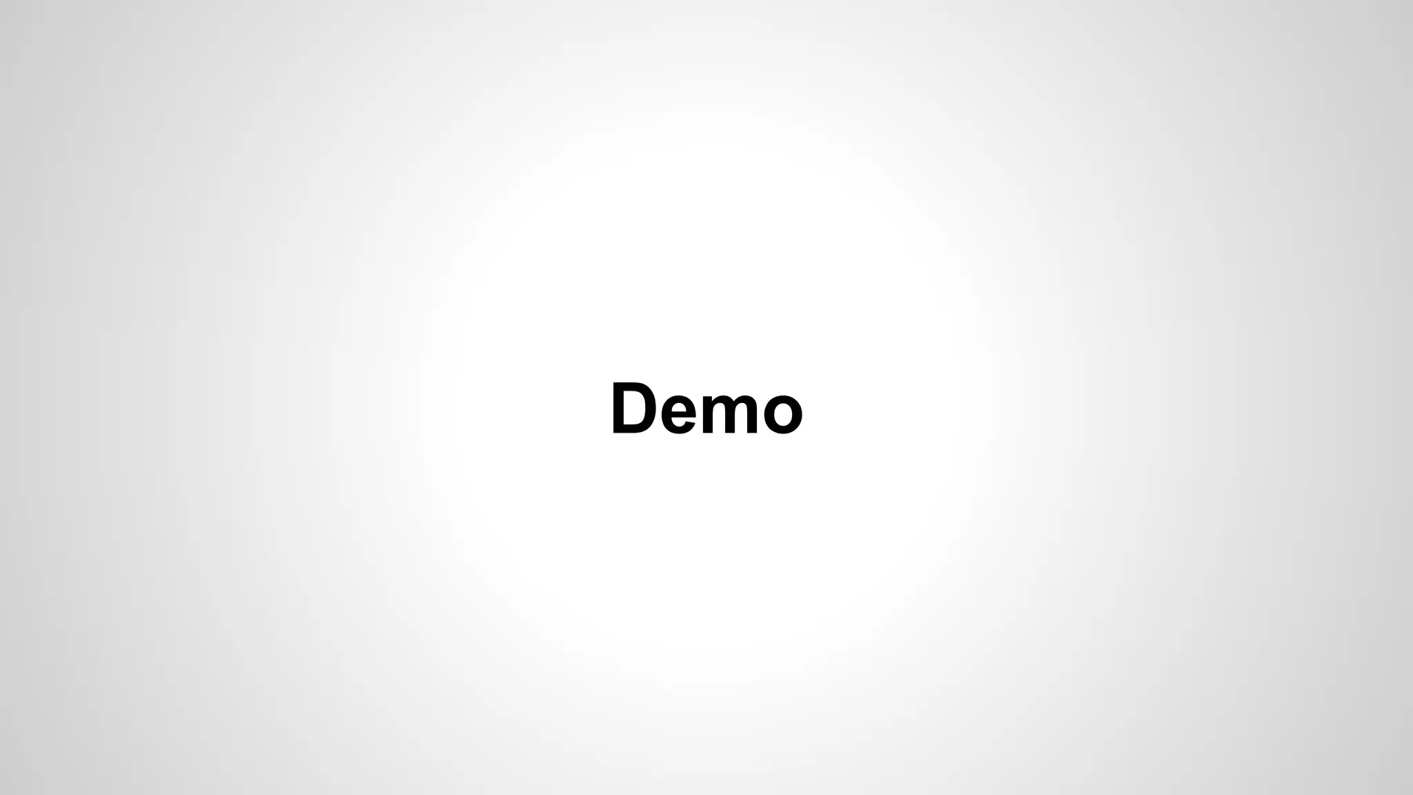 Demo
 